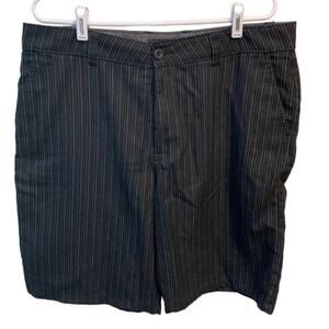 ONEILL Black Stripe Casual Wear Mens Shorts Size 36